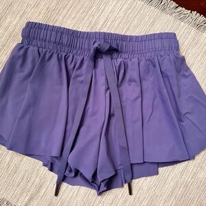 Girls Liberty Pro Tulip Shorts - Purple - Size YXS